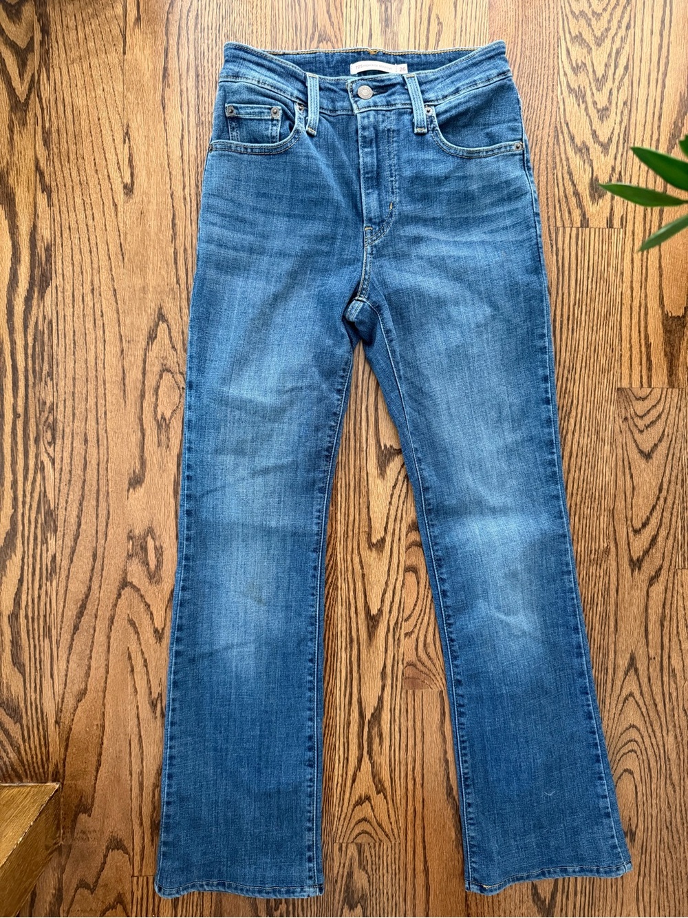 Levi’s Classic Women's High Rise Bootcut Blue Denim Jeans